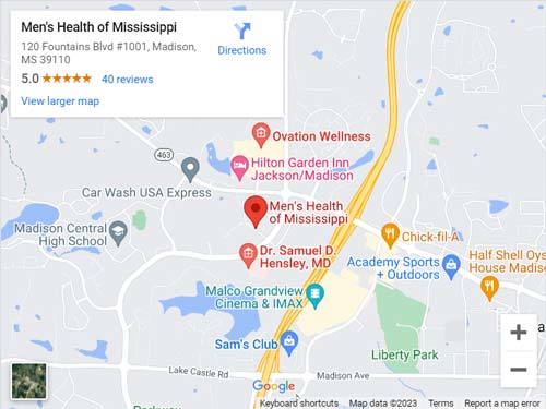 Get Directions to Men’s Health of Mississippi in Madison, MS
